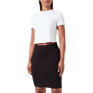 ONLY Damen Onltia Hw Pencil Slit Skirt Pnt, Schwarz, S