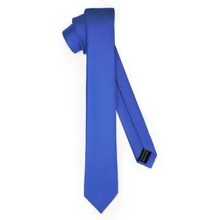 Ladeheid Klassische Herren Krawatte, matt, Perfekt für Büro & Festlichkeiten, Vielfältige Farben - Ideal für Geschäftsmeetings, Hochzeiten TMM-6 (150cm x 6cm, Blau)