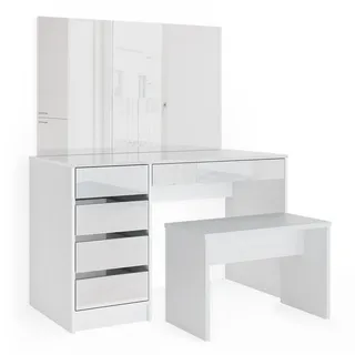 Vicco Sherry mit Bank, Weiß - Weiß