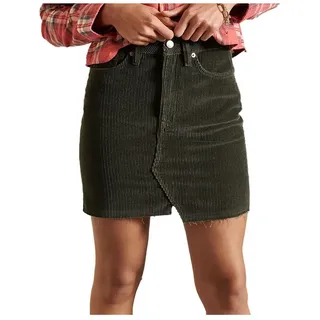 Superdry Denim Kurzer Rock - Surplus Good Olive Cord - 27