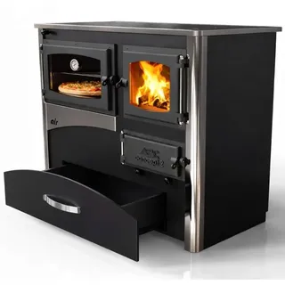 DanDiBo Ambiente ABC Concept 2 Air Links Stahl Schwarz/Abdeckplatte Edelstahl/Silber