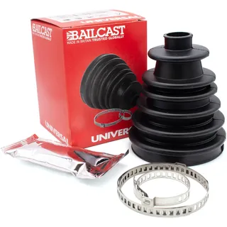 Bailcast CVS18 Universal Split Constant Velocity Gelenkmanschetten-Ersatzset, Schwarz