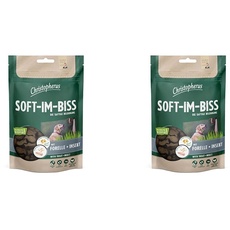 Christopherus Snacks Soft-Im-Biss mit Forelle & Insekt 125 g (Packung mit 2)