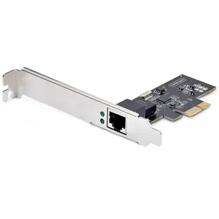 StarTech.com 1-Port 2.5Gbps PCIe Netzwerkkarte/Adapter, Computer LAN Karte, Intel I225-V, Multi-Gigabit NIC/Ethernet Karte