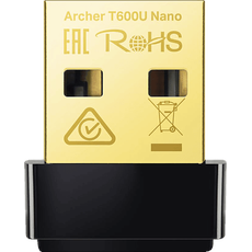Bild AC600 Nano schwarz, 2.4GHz/5GHz WLAN, USB-A 2.0 [Stecker] (Archer T600U Nano)