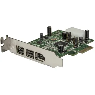 Startech StarTech.com 3 Port 800+400 FireWire PCI Express Schnittstellen Low Profile Combo Karte - PCIe 3 Port FireWire Card - PCI-e 1 x Firewire 400 1394A 2 x FireWire 800 1394B