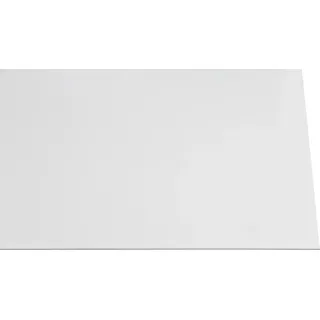 Kunststoffplatte Guttagliss Hobbycolor Weiß 50 cm x 25 cm
