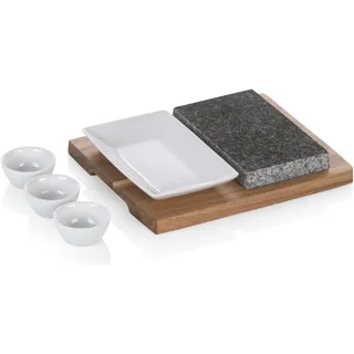 Kela Steingrill Set 6-tlg. Größe: 0 cm Material: Granit, Stein