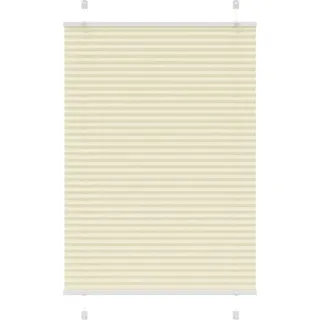 Plissee Creme 100x150 cm Stoffbreite 99,4 cm Polyester - Creme