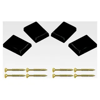 PE Gleiter Set für Strandkörbe (4 Stück)