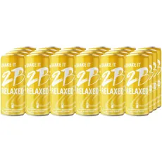 2B RELAXED Drink 250ml 24er Pack - Natürlicher Entspannungsdrink - Mehrfrucht-Funktionsgetränk mit Süßungsmittel und 57% Fruchtanteil - ohne Zuckerzusatz