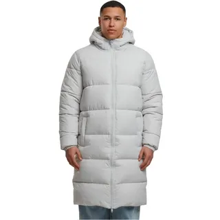Urban Classics Long Puffer Mantel - Light Asphalt - 5XL