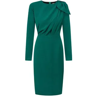 Swing Fashion Women's Bridget | Grün Damen Elegant | Bleistiftkleid | Business Etuikleider | Festliches Partykleid | Cocktailkleider | Kleider Vintage | Knielang | Langarm XXL (44)