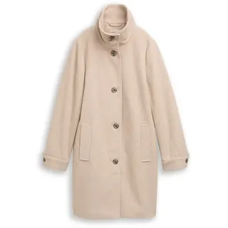 Tom Tailor Damen Wollmantel mit Stehkragen - M