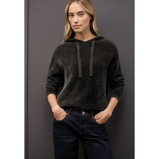 STREET ONE Kapuzenpullover aus softer Federgarn-Qualität
