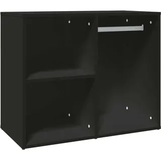 Regal für Schminktisch Schwarz 80x40x65 cm Holzwerkstoff - Schwarz