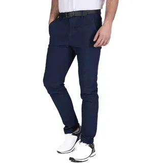 Island Green IGPNT2066 Atmungsaktive, flexible Tour Tapered Stretch-Hose für Herren, Dunkles Marineblau, 40 W (langes Bein)
