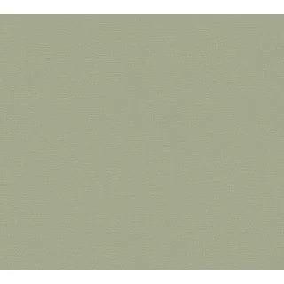 A.S. Création Vliestapete Greenery Uni strukturiert Olivgrün FSC®