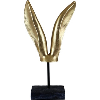 AM Design Osterhase »Osterfigur, Hasenohren, Höhe ca. 41 cm, Frühjahrsdeko«, Dekofigur aus Polyresin, Ostern, Osterdekoration, schwarz