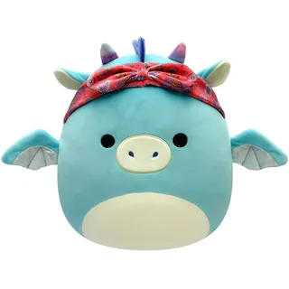 Squishmallows SQCR04125 - Tatiana der Drache 19 cm, offizielles Kelly Toys Plüsch, superweiches Kuscheltier