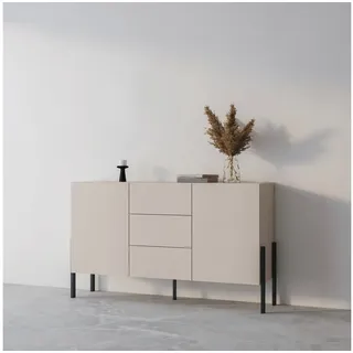 OTTO home Jukon 150 x 90 x 40 cm Beige (Kaschmir)