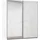 Schwebetürenschrank 181 x 197 x 61 cm Weiß