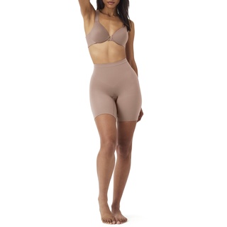 SPANX Shapewear für Damen Tummy Control Power Short (Regular und Übergröße), Café Au Lait, XL