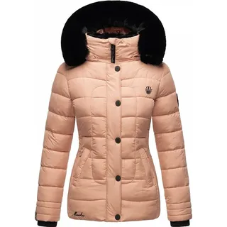 Marikoo Damen Winter Steppjacke mit Kapuze Qesraa