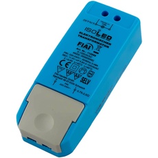 Bild LEDTrafo 11.5V/AC 0-105VA dimmbar, Plastik, 105 W, blau, 11.3 x 4.4 x 2.8 cm