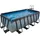 EXIT Stone Pool Grau 400 x 200 x 122 cm inkl. Sandfilteranlage, Poolleiter, Reparaturset