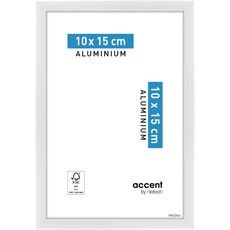Bild Nielsen Bilderrahmen Accent 51239 Aluminium 10x15cm weiß glanz