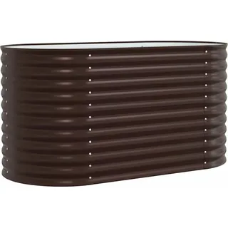 vidaXL Hochbeet Braun 160 x 80 x 81 cm Stahl - Braun