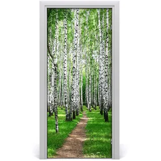 Tulup Türaufkleber 95x205 cm Dekorativ für Türen , Grün , Kunststoff , Rechteckig , 95x205x0.01 cm , Tapeten & Wandverkleidungen, Wandtattoos & Sticker