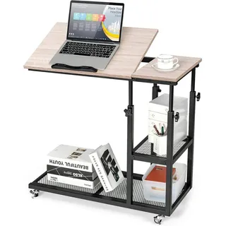 Costway Beistelltisch 95cm Holz