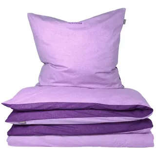SCHIESSER Doubleface Renforcé 155x220 lila/helllila