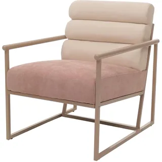MCW Lounge-Sessel Polyester 0 x 0 x 0 cm Beige/Rosé