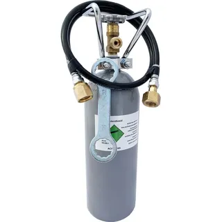 ich-zapfe Komplett set - CO2 Flasche, Schlauch Set, Kohlensäureschlüssel für Sodastream, Wassersprudler, 1-leitig, CO2 Flaschen: CO2 - 0.5 kg