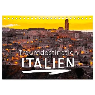 Kalender 2027 · Traumdestination Italien | Holen Sie sich das Urlaubsgefühl in Ihre eigenen vier Wände · DIN A5 quer · CALVENDO Tischkalender