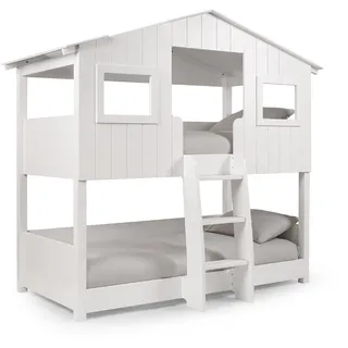 Julian Bowen Weiden-Baumhaus-Etagenbett, weiß