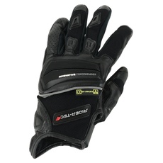 RIDER-TEC Handschuhe Motorrad Sommer rt4304-b, schwarz/weiß, Größe L