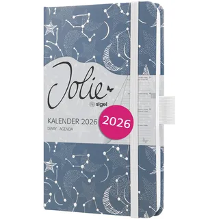 Sigel Wochenkalender Jolie ca. A6 Grün/Orange 2026