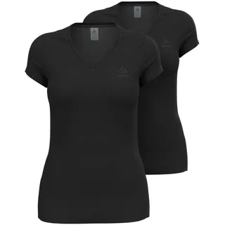 Odlo Unterhemd Damen Kurzarm Active Everyday 2er Set I Funktionsshirt I Funktionsunterwäsche