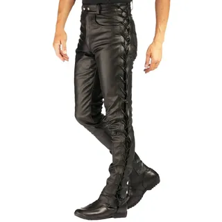 ROLEFF RACEWEAR 338 Lederhose mit seitlicher Schnürung, Größe: 38,