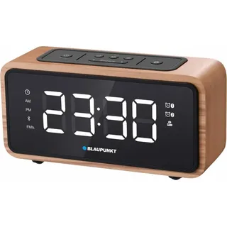 Blaupunkt CR65BT, Tragbar, Analog & Digital, FM, PLL, LED, Schwarz, Holz, Tasten - Schwarz, Braun