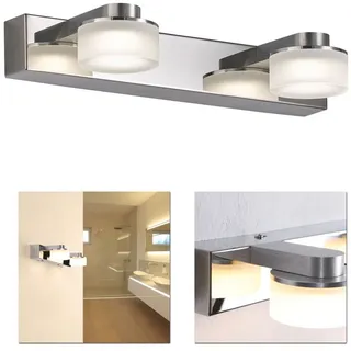 H4L Wandlampe LED Wandleuchte Badlampe 4,50W Leuchte 2 flammig 230V Badezimmerlampe