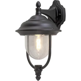 Konstsmide Parma 7222-750 Außenwandleuchte Energiesparlampe, LED E27 75W Schwarz