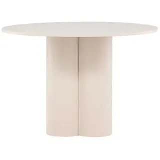 Livetastic Esstisch , Beige , Holz , Pappel , rund , zylindrisch , 75 cm , Esszimmer, Esstische, Esstische rund