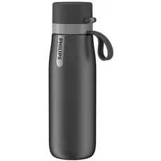 Philips Wasserflasche mit Filter Grau - 7.5x7.5x24.5 cm