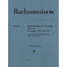 Bild Klaviersonate Nr. 2 b-moll Opus 36: Buch von Sergej Rachmaninow
