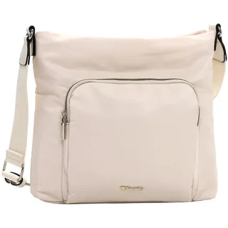 Umhängetasche TAMARIS "Umhängetasche TAS Khiria", Damen, Gr. B/H/T: 27cm x 25cm x 5,5cm 0, beige (beige 400), Polyester, Taschen Umhängetasche
